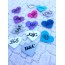 KDEAM - Printed Hearts - Engagement - Wedding - Parties - Table Decoration